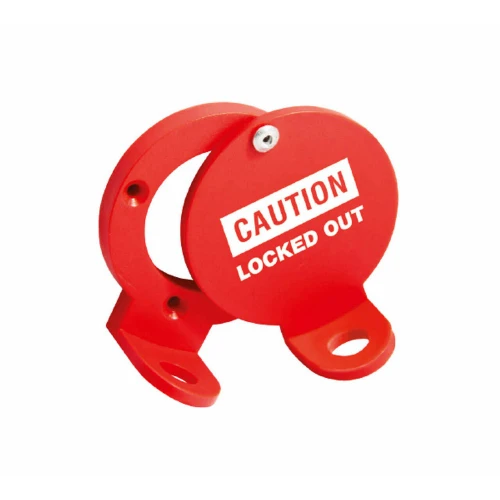 Zing Green 7851 Electrical Panel Lockout - Circular Cover - Red, Plastic