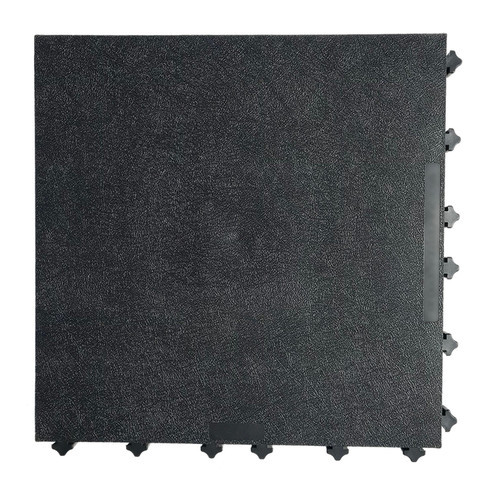 Ergo Advantage HDA1-SMB 18" Safe-Flex HD Smooth Top Black Anti-Fatigue Tile