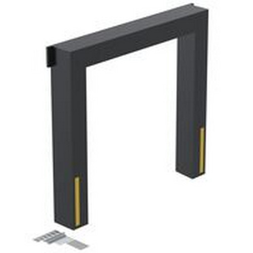 Vestil D-150-16 Vinyl Dock Seal 16 In. 8 Ft. x 8 Ft. Black
