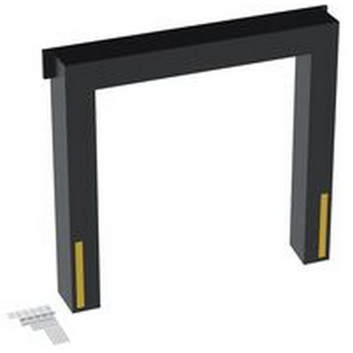 Vestil D-150-18 Vinyl Dock Seal 18 In. 8 Ft. x 8 Ft. Black