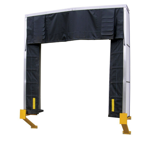 Vestil D-750-36 Vinyl Dock Shelter 36 In. 11 Ft. x 10.5 Ft. Black