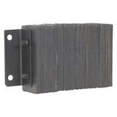 Vestil 1018-4.5 Laminated Rubber Dock Bumper 10 In. x 18 In. x 4-1/2 In. Black