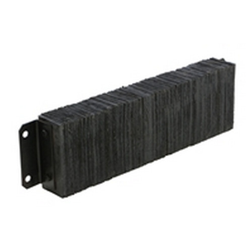 Vestil 1036-4.5 Laminated Rubber Dock Bumper 10 In. x 36 In. x 4-1/2 In. Black