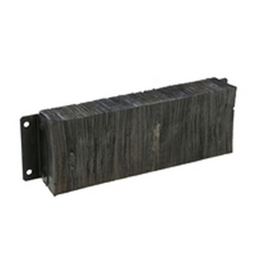 Vestil 1236-6 Laminated Rubber Dock Bumper 12 In. x 36 In. 6 In. Black