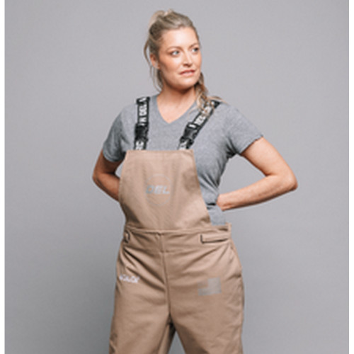 OEL AFW040-KBO-W 40 CAL Bib Overall Standard Womens Khaki