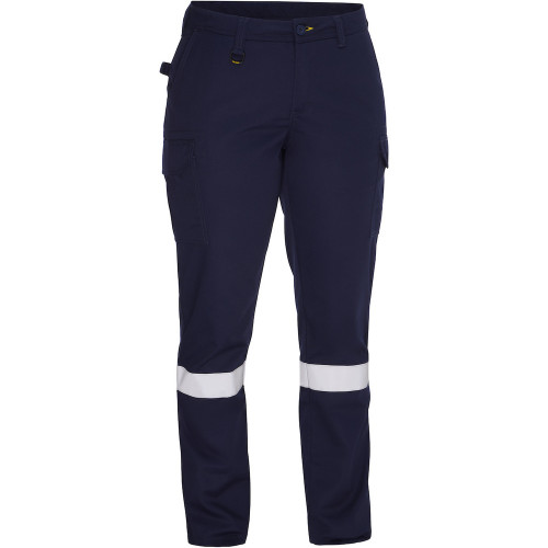 PIP 318W6368T-NV/10R Women's Navy Taped Cargo Pant - Industrial Wash Durable