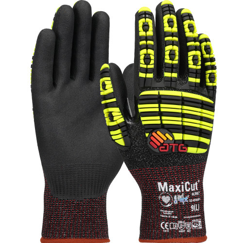 PIP 52-6745FI/M Seamless Knit Engineered Yarn with Impact Protection and Premium Nitrile Coated MicroFoam Grip plus AD-APT Technology - Touchscreen Compatible