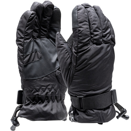 PIP AR-001-TS Arctic TS Insulated Uniform Glove with Ripstop Nylon Shell and Waterproof Thermal Lining - Touchscreen Compatible Black
