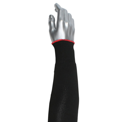 PIP S10HTP/2BK-NW-ES6-12T Single-Ply ATA / High Tenacity Polyester Blended Sleeve - Narrow Width