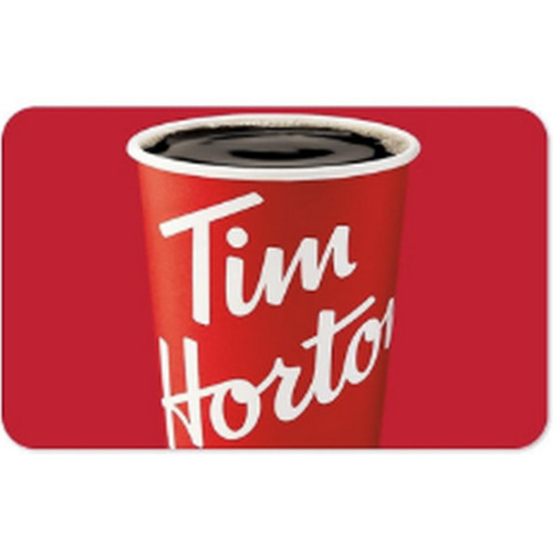 $25 Tim Hortons Gift card