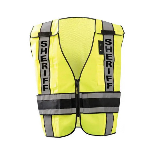 Occunomix LUX-DPSS-DOR Deluxe Solid/Mesh Breakaway Public Safety Vest W/Dor, Sheriff