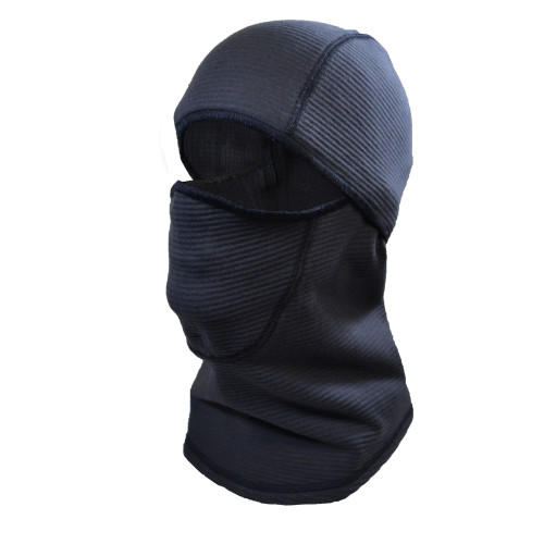 Occunomix WFR320-01 WAFFLE FLEECE KNIT HINGED BALACLAVA Navy