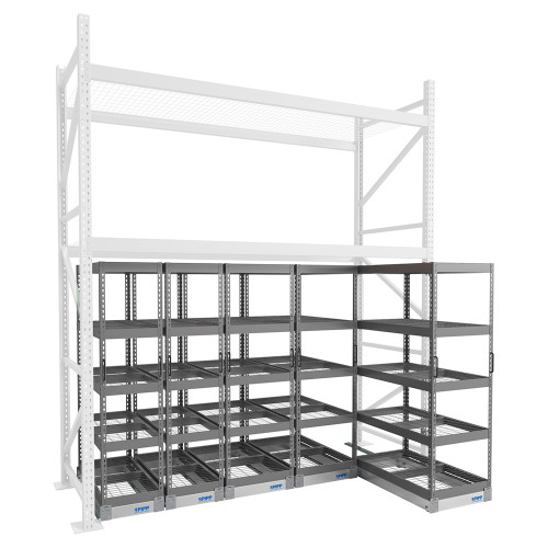 PIPP AIF0842-224-218 8' Above-Rack Aisle-Free Mobile Storage System