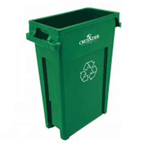 Quantum Storage Solutions CTH-23RGN Crusader Thin Recycling Container Green
