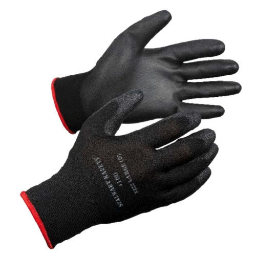 Stalwart Safety GPPPU Polyester Knit Polyurethane Coated General Purpose Glove