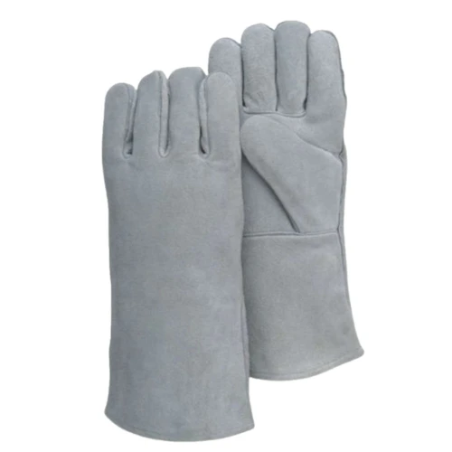 Stalwart Safety GSLLW Grey Split Leather Lined Welderâ€™s Glove