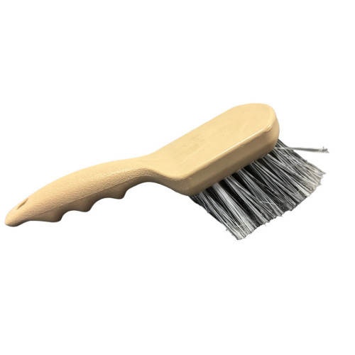 Better Brush 200908 Black & White Plastic Bristle Utility Brush - 8" Handle
