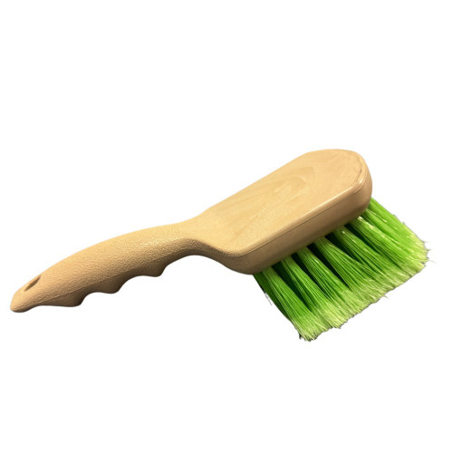 Better Brush 201108 Med Stiff Green Flagged Plastic- Vehicle Utility Brush - 8" Handle