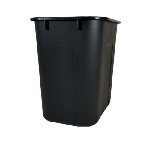 Better Brush 211728BK 28 Quart Black Wastebasket