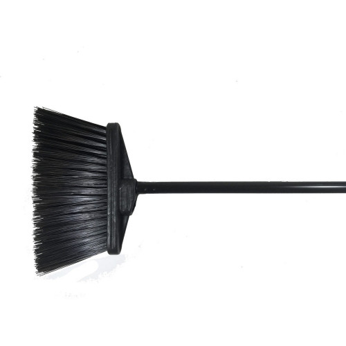 Better Brush 430409 Light Vertical Sweep - 4' Black Metal Handle - Stiff Black