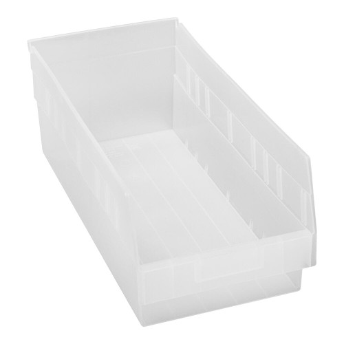 Quantum Storage Systems QSB208CL STORE-MORE 17 7/8" x 8 3/8" x 6" Clear Shelf Bin