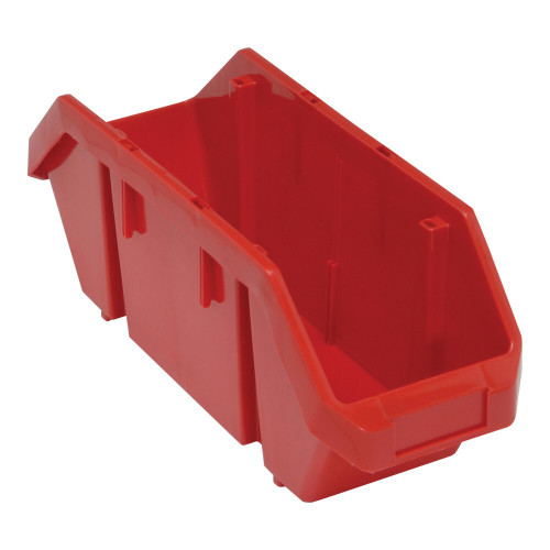 Quantum Storage Systems QP1867RD QuickPick 18 1/2" x 6 5/8" x 7" Red Polypropylene Storage Bin