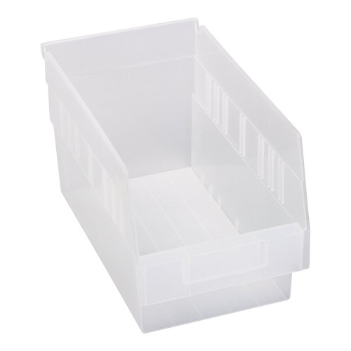 Quantum Storage Systems QSB202CL STORE-MORE 11 5/8" x 6 5/8" x 6" Clear Shelf Bin