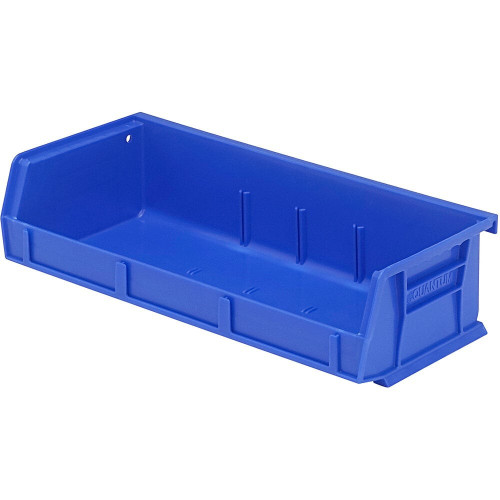 Quantum Storage Systems QUS-232BL 5 3/8" x 11" x 3" Blue Hanging Bin