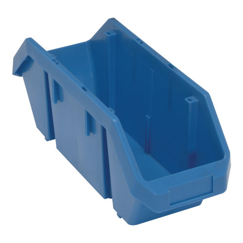 Quantum Storage Systems QP1867BL QuickPick 18 1/2" x 6 5/8" x 7" Blue Polypropylene Storage Bin