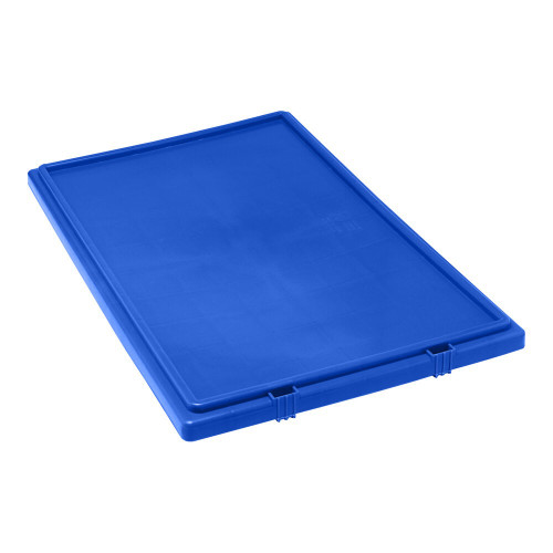 Quantum Storage Systems LID301BL Blue Lid for SNT300BL Stack and Nest Tote