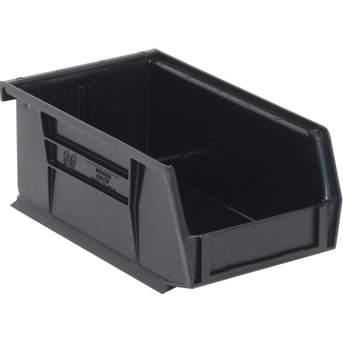 Quantum Storage Systems QUS-220BK 7 3/8" x 4 1/8" x 3" Black Hanging Bin