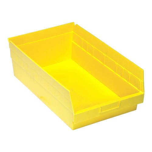 Quantum Storage Systems QSB210YL STORE-MORE 17 7/8" x 11 1/8" x 6" Yellow Shelf Bin