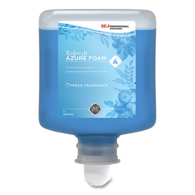 SC Johnson Professional SJNAZU1L Refresh Foaming Hand Soap Manual Cartridge Refill, Fresh Apple Scent, 1 L, 6/Cse