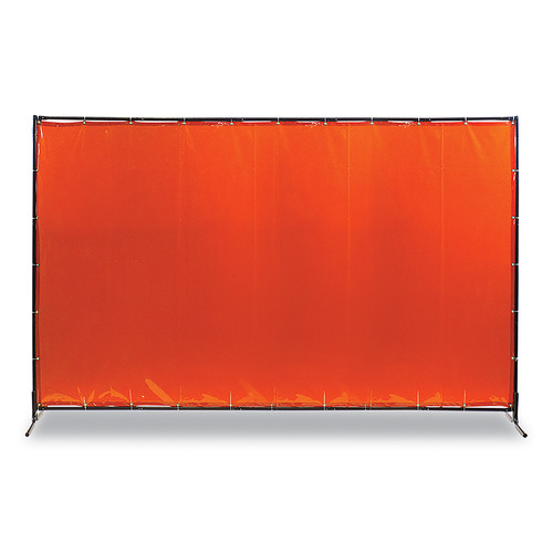Best Welds 902-CURTAIN-6X10-ORG Welding Curtain, 6 ft X 10 ft, PVC, Orange, 14 mil
