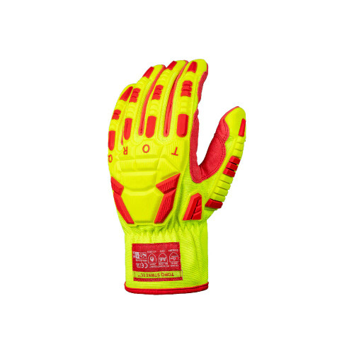 Global Glove SKG00054E Torq Strike EC Highly-Dextrous Cut and Impact Resistant Gloves with Water-Repellent Shell