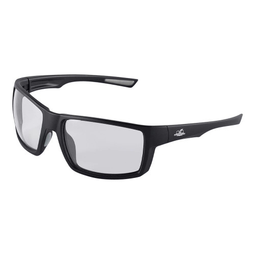 Global Glove BH26613PFT Sawfish Variable Tint Performance Fog Technology Lens, Matte Black Frame Safety Glasses