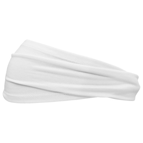 Global Glove HB-402 FrogWear White Tapered Cooling Headband with Four-Way Stretch