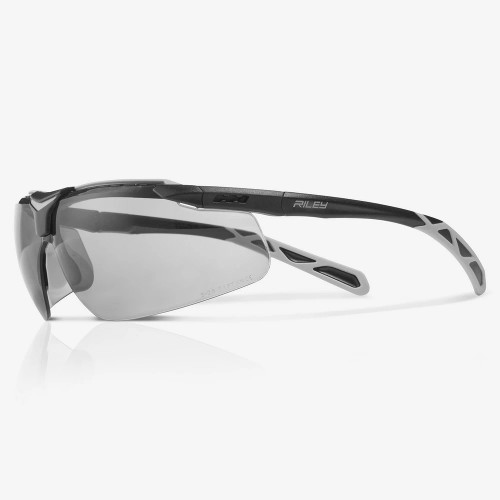 Global Glove RLY00482 Flux Gray Performance Fog Technology Lens, Black and Gray Adjustable Frame Safety Glasses