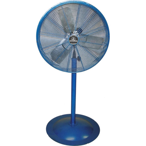 Patterson Fan FPC30A-PED-PC 30" Cage Fan, Blue w/Pedestal Base Floor