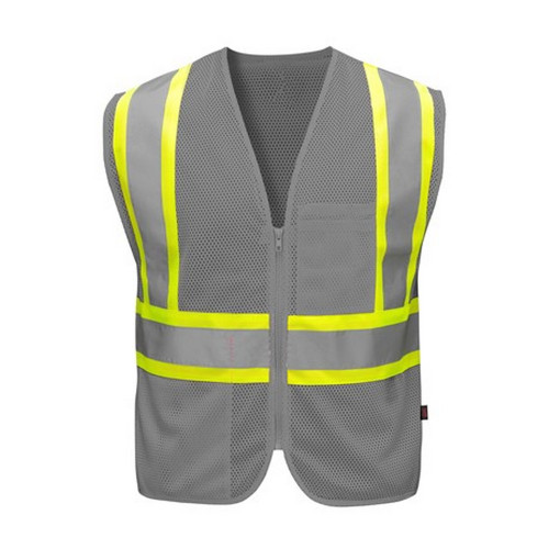 GSS Safety 3141 Enhanced Visibility Multi-Color Vest, Gray