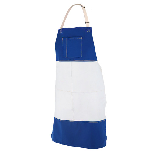 Black Stallion HG-36A Grain Goatskin & FR Cotton Hybrid Bib Apron, 36â€ Length