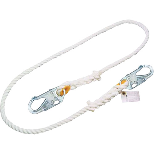 Miller T9111R-Z7 Positioning and Restraint Rope Lanyard with Steel Locking Snap Hooks