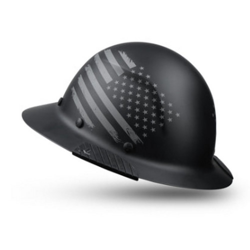 LIFT Safety DAX HDF-25PRM Patriot Full Brim Hard Hat â€“ Fiber-Reinforced Resin
