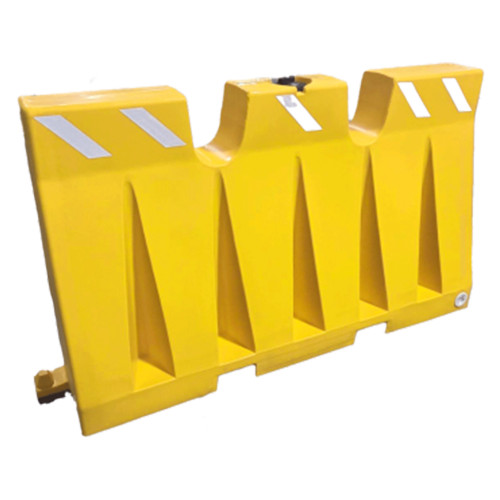DPI TB-6T Plastic Traffic Barrier, 71X43, Yellow