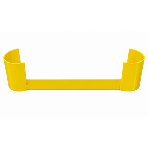 Worldwide Material Handling NDEA12DC48530Y Heavy-Duty End of Aisle Rack Guard – 48" Length, Double-Sided  (12" Half-Moon Post)
