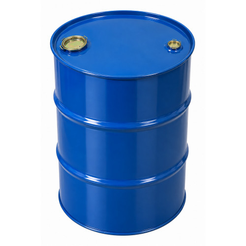55 Gallon UN Rated 17-H Open Head Steel Drum – Removable Lid, 2" & 3/4" Bung Openings