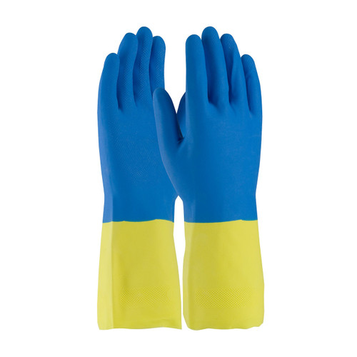 PIP 52-3672 Assurance Unsupported Neoprene/Latex, Flock Lined with Raised Diamond Grip - 19 Mil