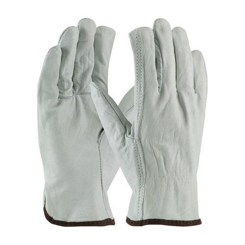 PIP 68-105 Economy Grade Top Grain Cowhide Leather Drivers Glove - Straight Thumb