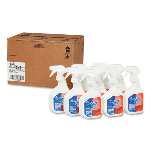 Tilex CLO35600CT Disinfects Instant Mildew Remover, 32oz Smart Tube Spray, 9/Case