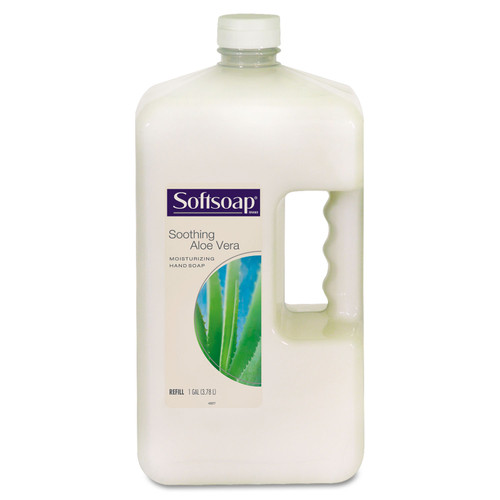 Softsoap CPC61036483CT Liquid Hand Soap Refill with Aloe, 1 gal Refill Bottle, 4/Case